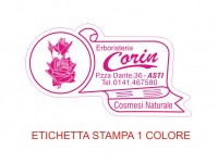 Etichette adesive per erboristerie, cosmetica, cosmesi (mm52X29)  (cod.14M )